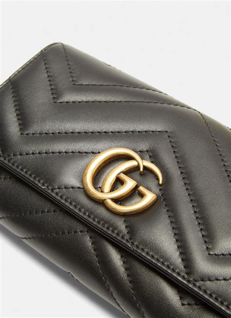 gucci wallet womens black